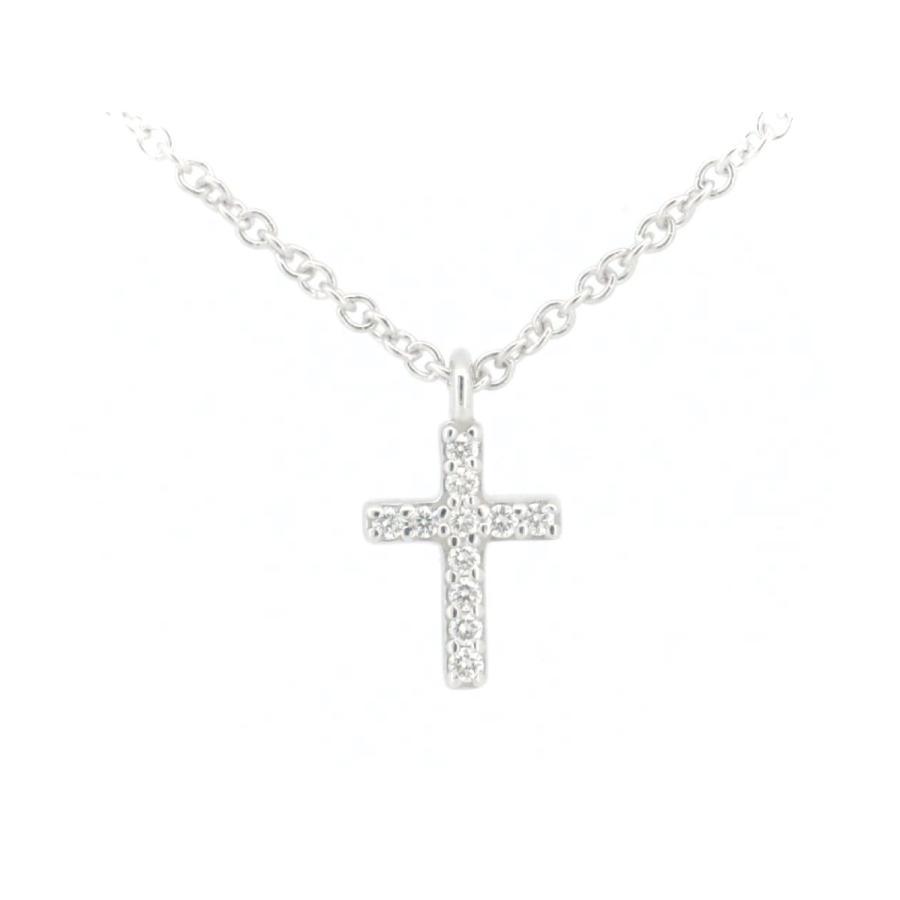 TIFFANY&Co.（ティファニー） メトロクロス ダイヤモンド ネックレス 