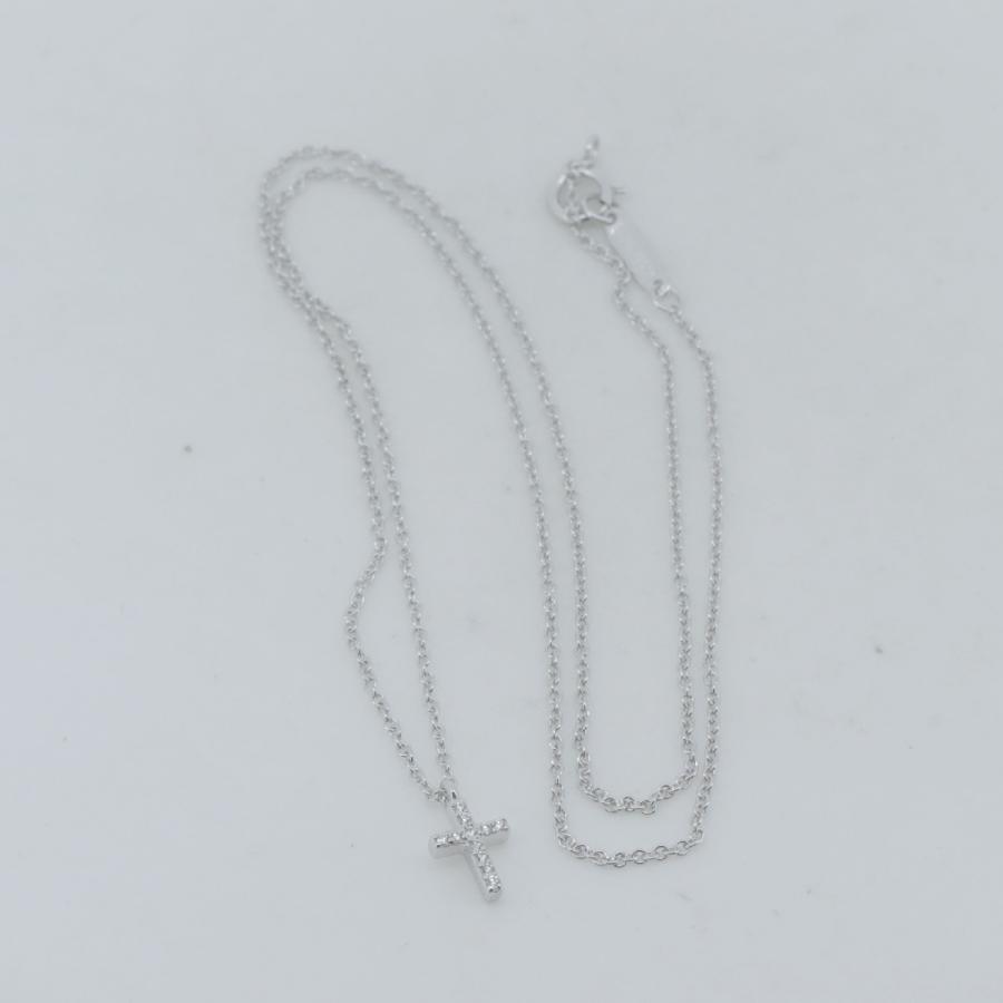 TIFFANY&Co.（ティファニー） メトロクロス ダイヤモンド ネックレス 