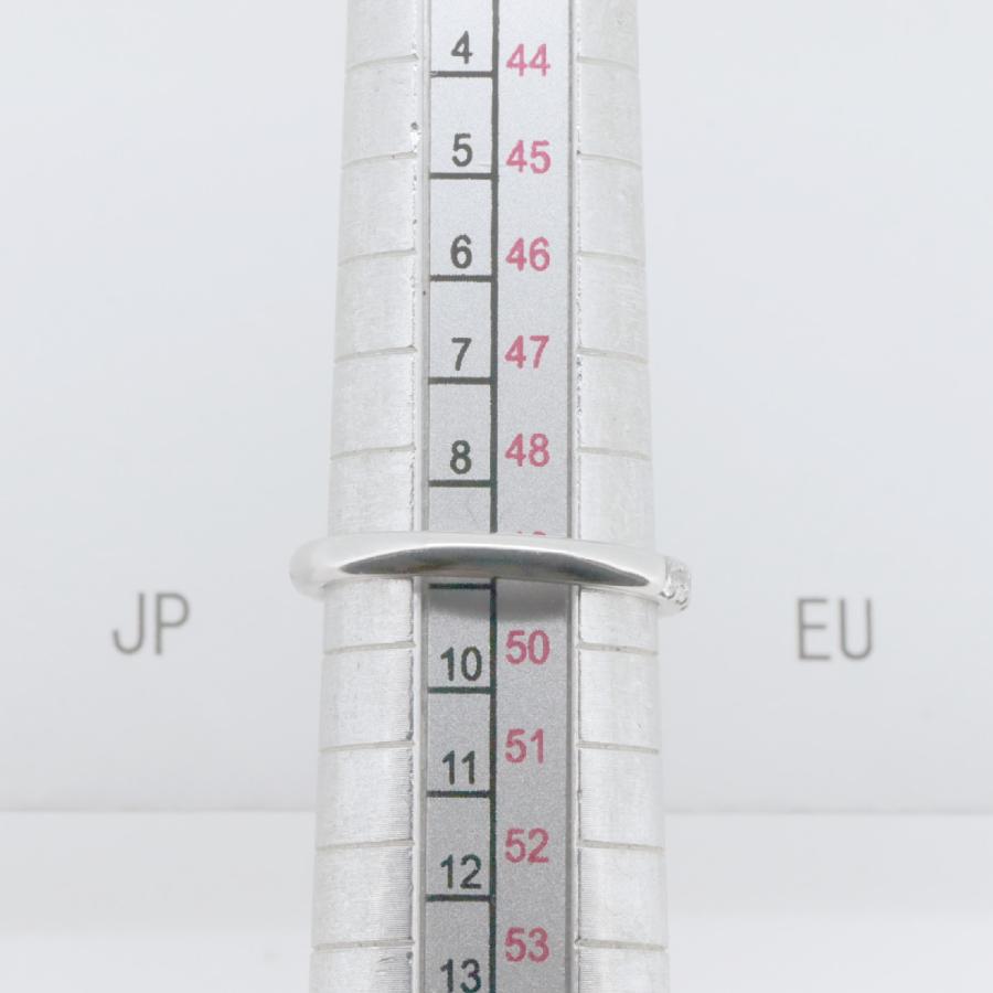 美品　4°C ダイヤモンド pt950 ハーフエタニティ リング　指輪 4℃（ヨンドシー） ハーフエタニティ ダイヤモンド リング 指輪 9号