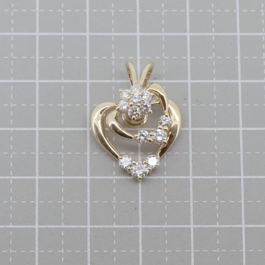 WALTHAM（ウォルサム） ハート ダイヤモンド スィング ペンダント 
