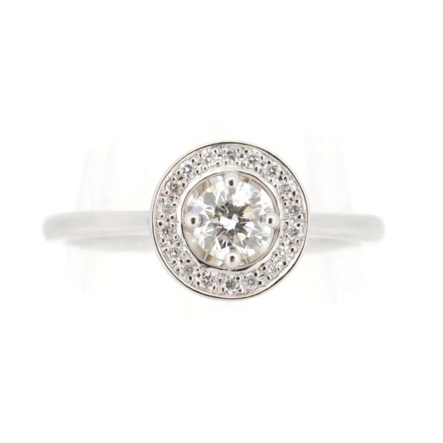フォーエバーマーク ダイヤモンド リング 指輪 11号 0.321ct 0.07ct 