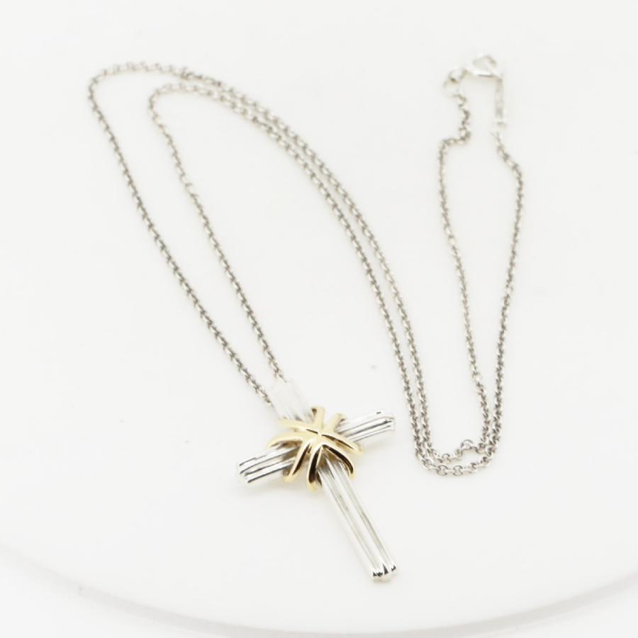 TIFFANY&Co.（ティファニー） シグネチャー クロス ネックレス K18YG