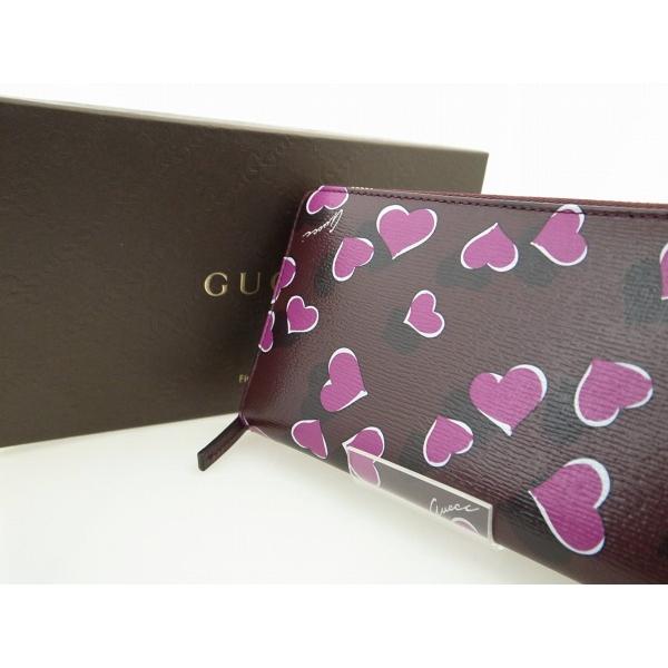 GUCCI 送料無料 グッチ ラウンドファスナー長財布 309705 小銭入れ付き 