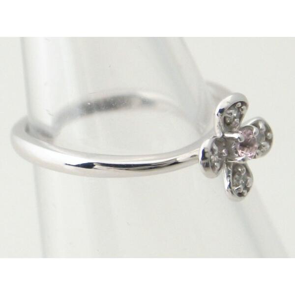 STAR JEWELRY スタージュエリー ダイヤモンドリング 指輪 9号 K18WG(18  