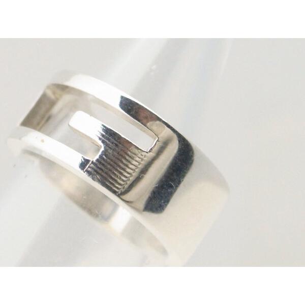 GUCCI（グッチ） Gマーク ロゴリング SV925(シルバー925 銀) 10.5号