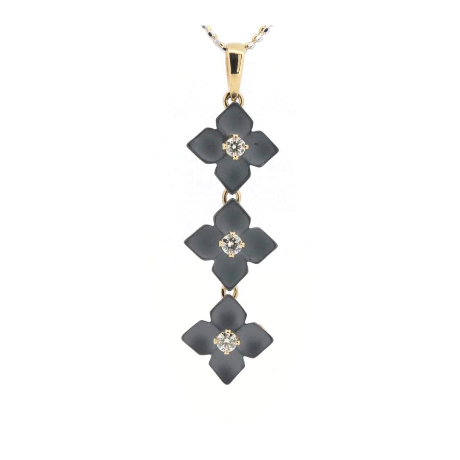 日笠計 ダイヤモンドネックレス 0.18ct K18YG/K18WG /K18BG(18金 