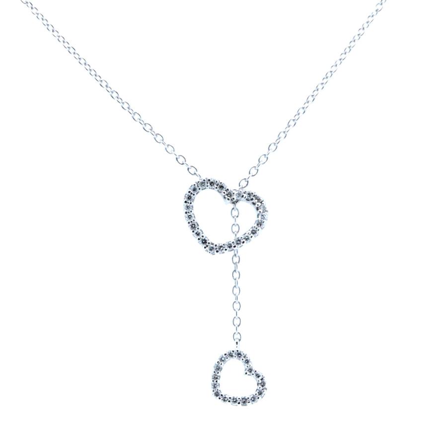 Ponte Vecchio ポンテヴェキオ ハートダイヤモンドネックレス 0.34ct 