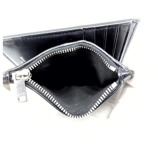 SAINT LAURENT イブ サンローラン コンパクト財布 575764 黒 質屋出品