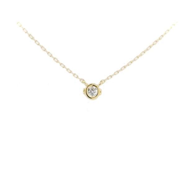 ◆お値下げ中◆AHKAH 18K YG ダイヤモンド ネックレス AHKAH アーカー アンプチネックレス ダイヤモンド 0.05ct 18金