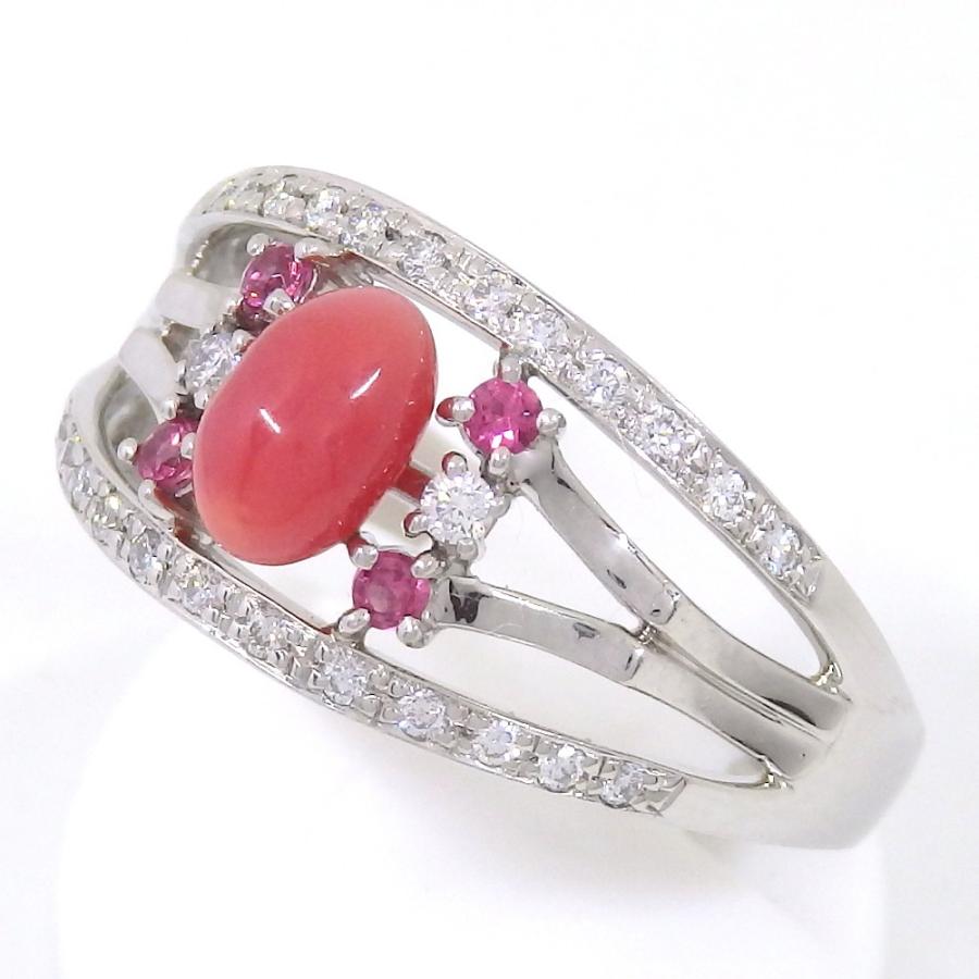 Pt900 プラチナ コンクパール 0.94ct ダイヤ 0.18ct 指輪 ソーティング 