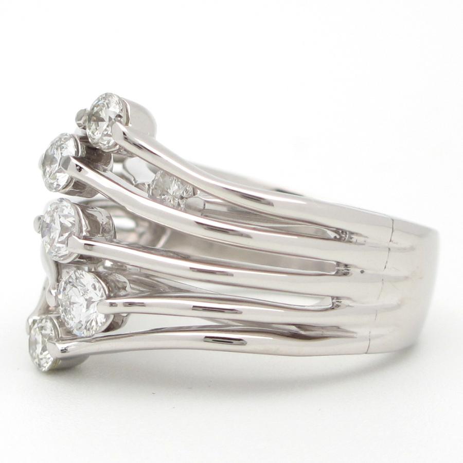Pt900 プラチナ ダイヤモンド 1.00ct 指輪 ボリューム 中古 美品 新品 