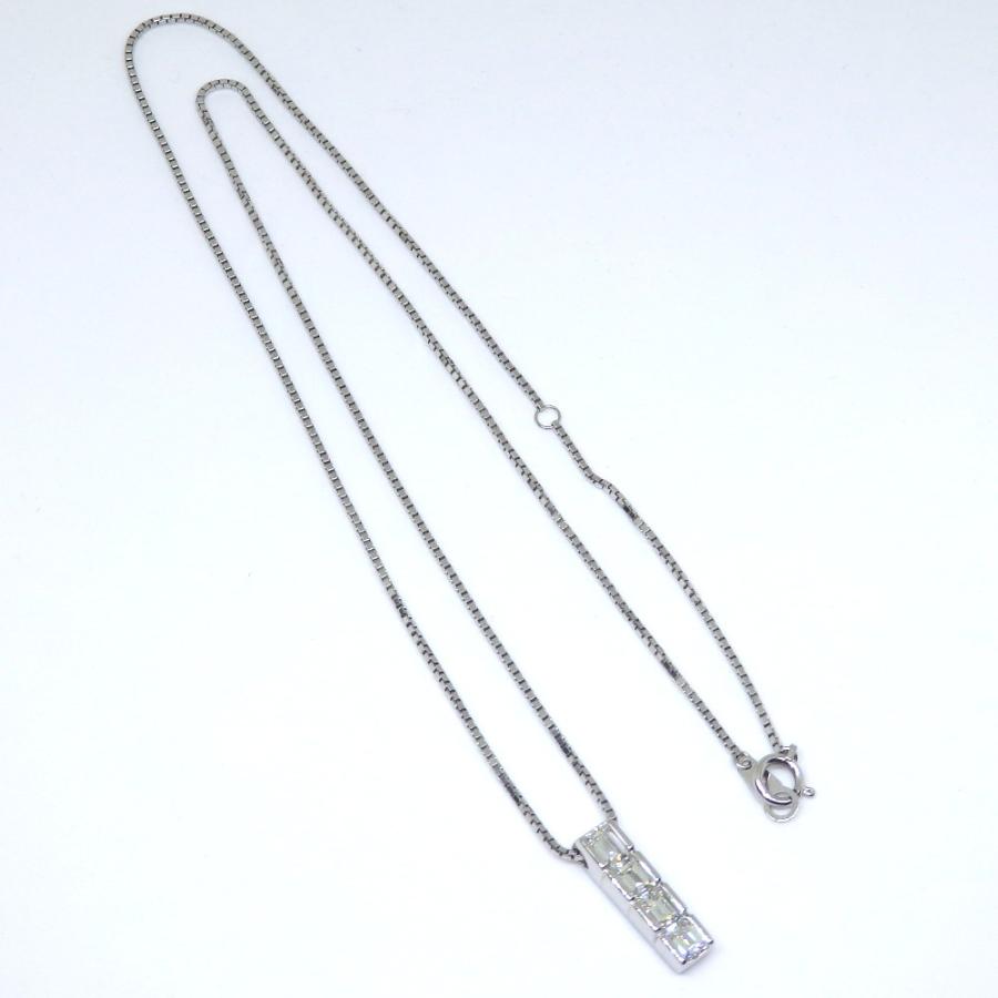 Pt900 プラチナ ダイヤモンド 1 04ct 1カラットup エメラルドカット ペンダント付ネックレス 新品仕上げ済 美品 N413 10 質タカラyahoo ショップ 通販 Yahoo ショッピング