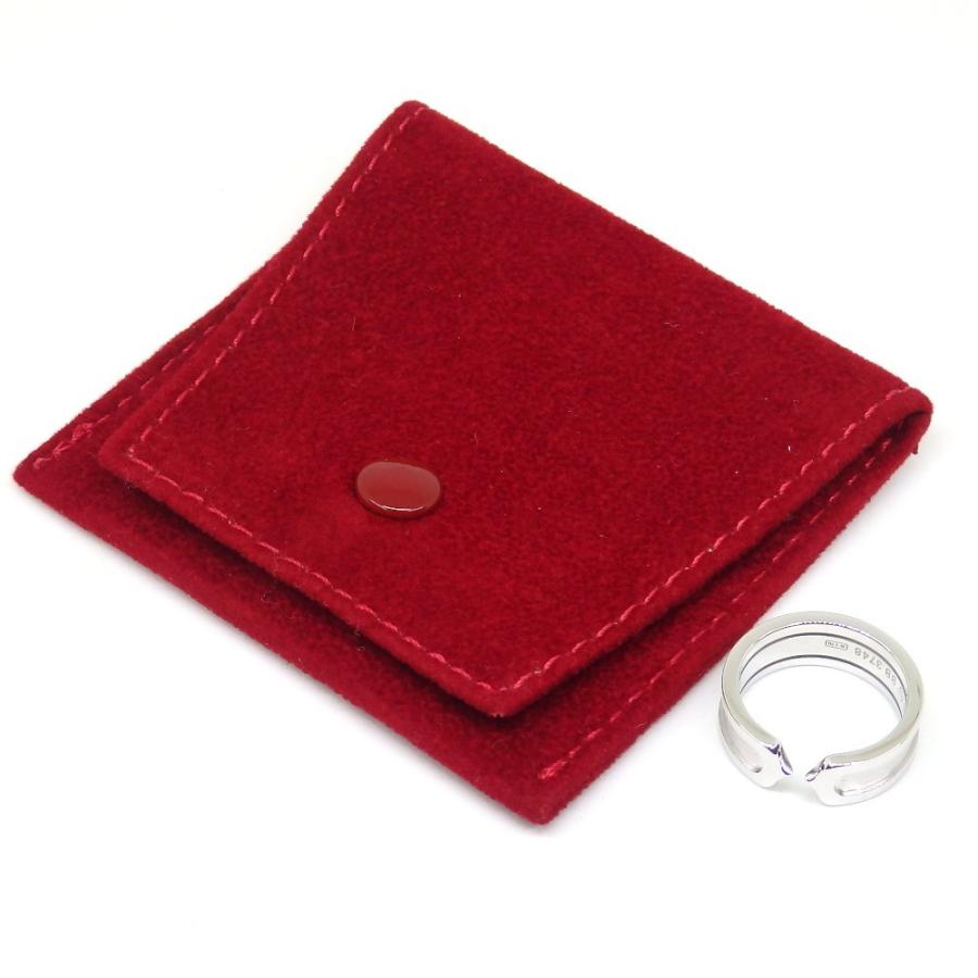 Cartier 【CARTIER】カルティエ C2 2C リング 750 WG K18 Cartier 【CARTIER】カルティエ C2 2C リング 750 WG K18