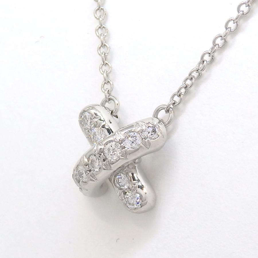 TIFFANY&Co. TIFFANY＆CO（ティファニー）クロスステッチ Pt950  