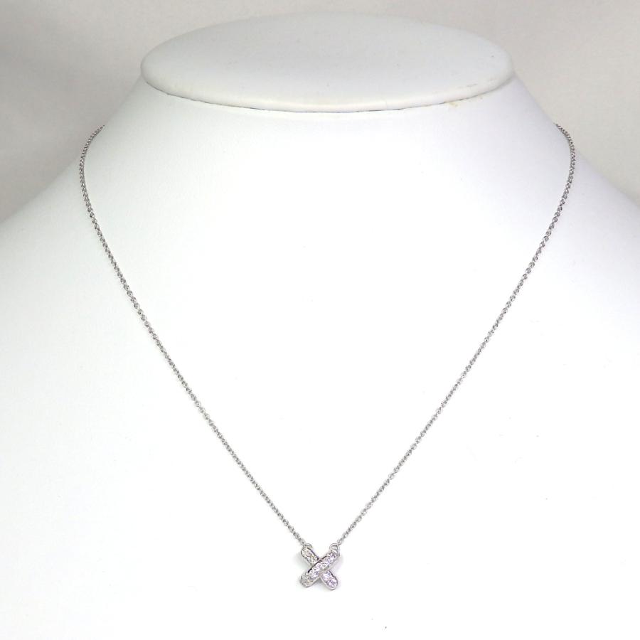 ティファニー クロスステッチ ダイヤモンド Pt950 TIFFANY&Co. TIFFANY&Co. TIFFANY＆CO（ティファニー）クロスステッチ Pt950