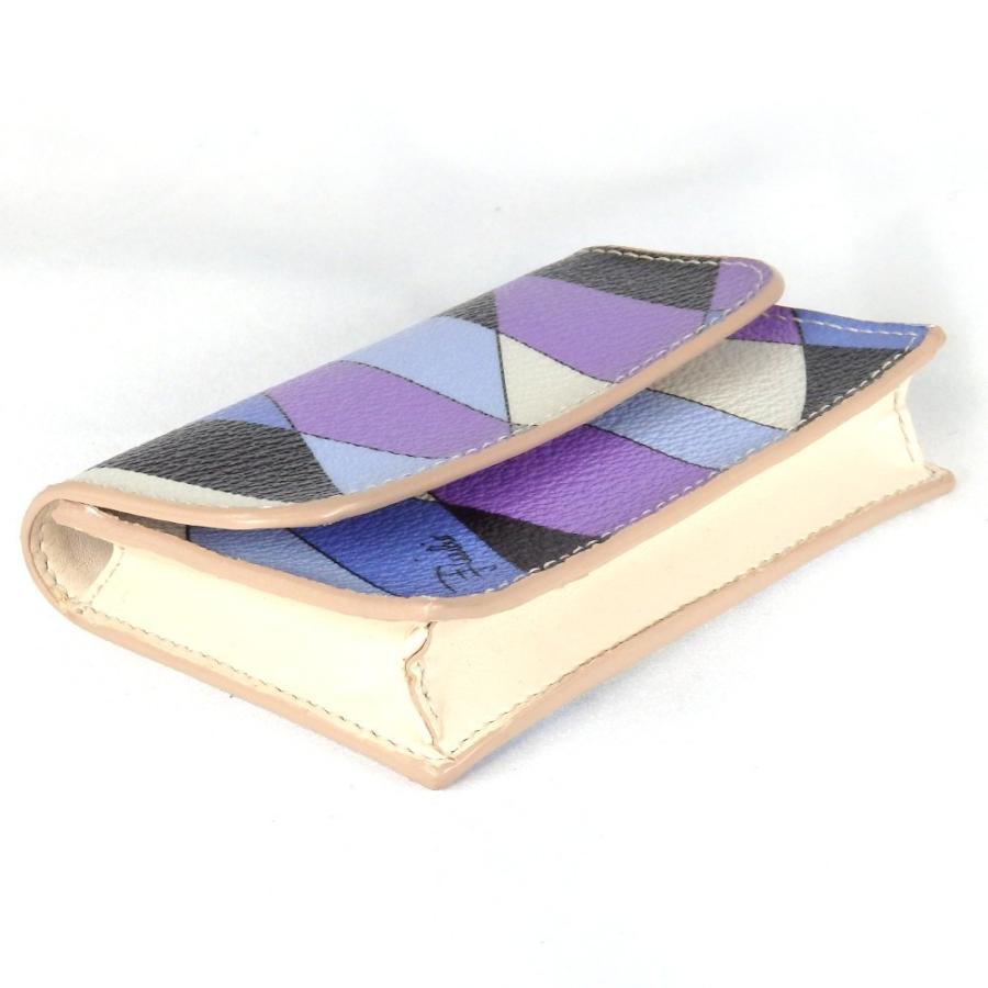 EMILIO PUCCI 幾何学模様 名刺入れ