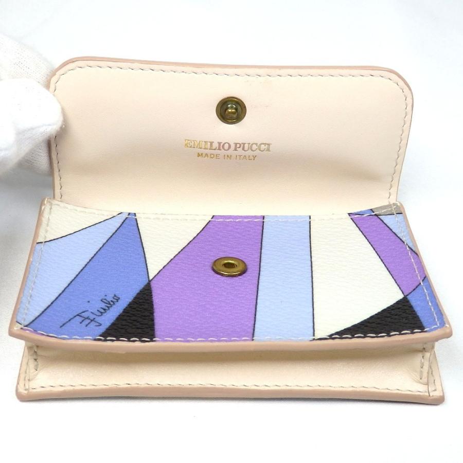EMILIO PUCCI 幾何学模様 名刺入れ