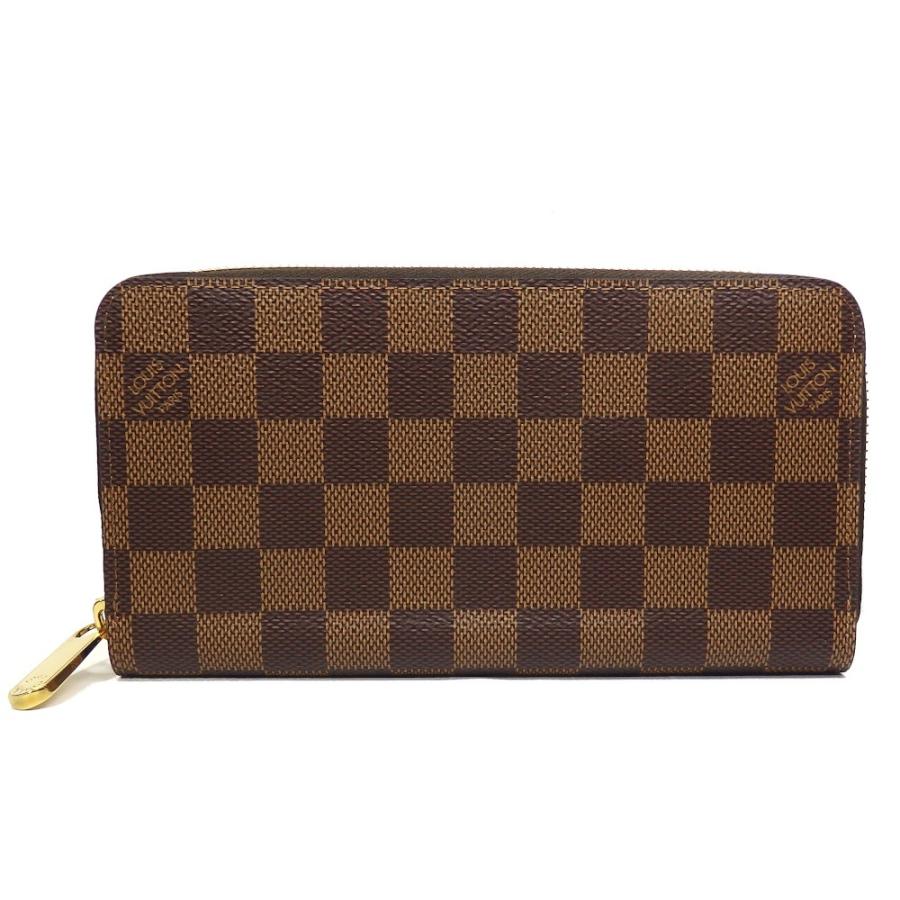 LOUIS VUITTON】ルイ・ヴィトン ジッピー・ウォレット ダミエ 長財布 