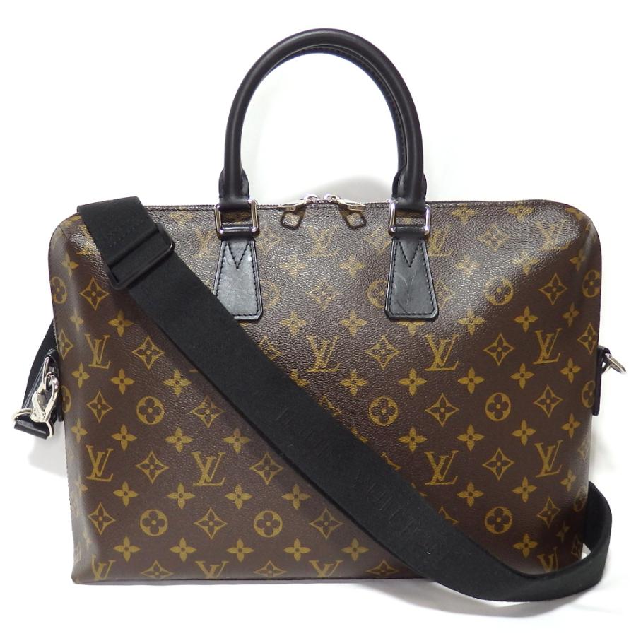 60 Off Vuitton ルイヴィトン Louis ビジネスバッグ メンズバッグ ハンドバッグ ヴィトン ポルト ドキュマン ジュール 中古 ｍ 書類バッグ モノグラム マカサー ビジネスバッグ