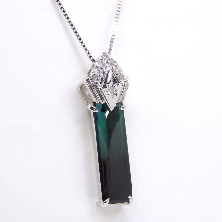 Pt900 プラチナ パーティカラード トルマリン 3.14ct