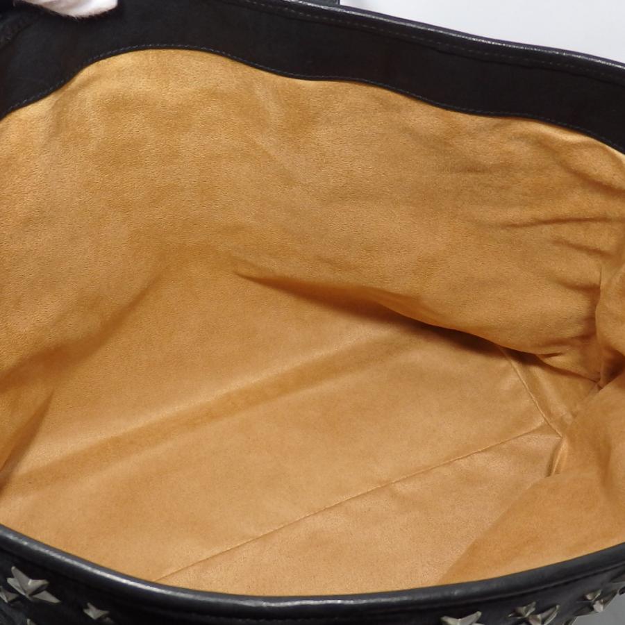 美品 ジミーチュウ レザー トートバッグ サシャ スタッズ スター ブラウン 7f0282e5m13-d1.jpg