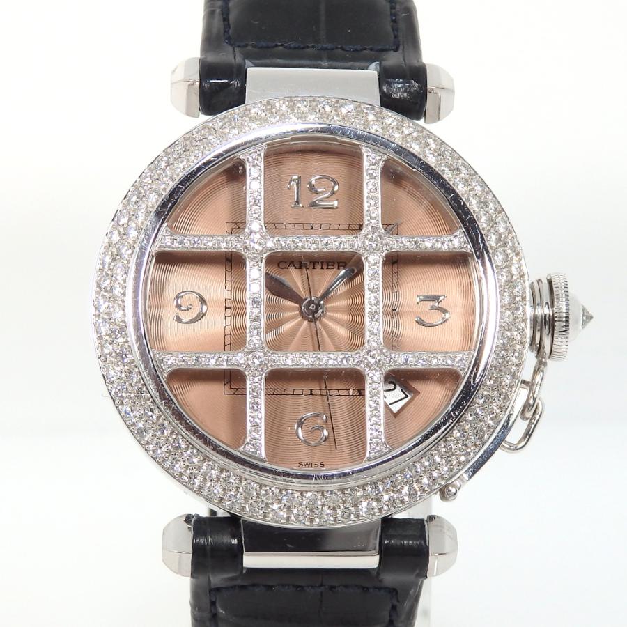 PASHA DE CARTIER Cartier カルティエ パシャ 38mm WG ホワイト PASHA DE CARTIER Cartier カルティエ パシャ 38mm WG ホワイト