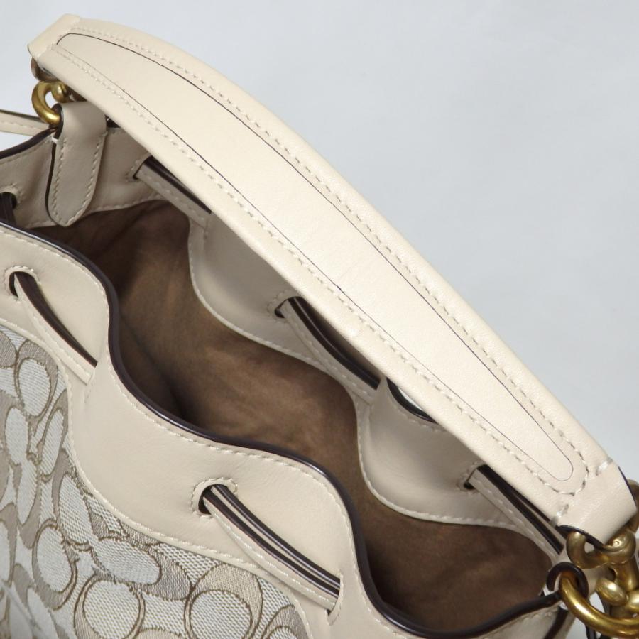 COACH 【 】コーチ フィールド バケット バッグ アイボリー 2way 巾着  