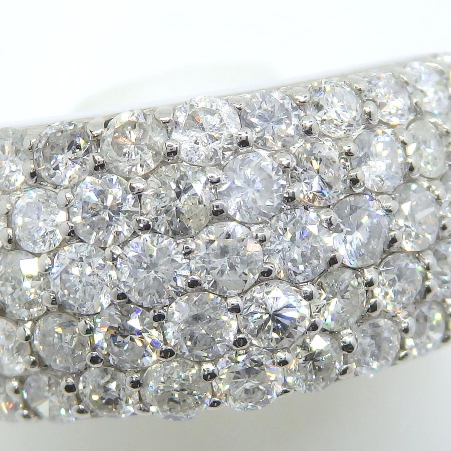 Pt900 プラチナ ダイヤモンド 2.02ct 指輪 パヴェ ボリューム Pt900 プラチナ ダイヤモンド 2.02ct 指輪 パヴェ ボリューム