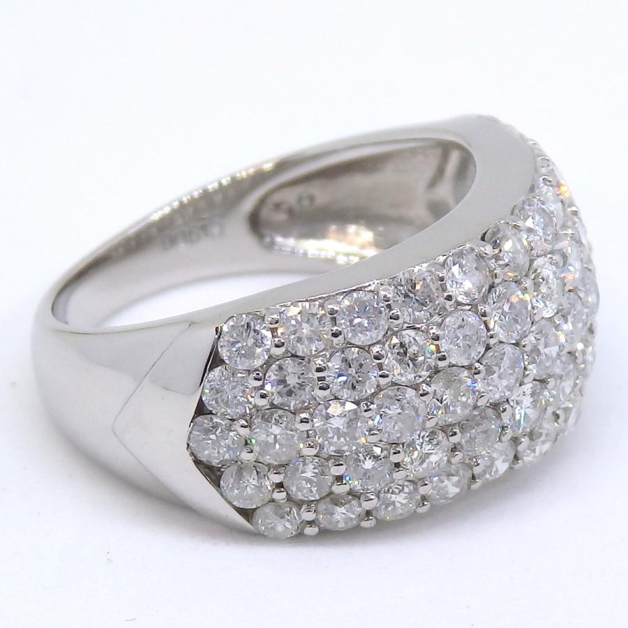 Pt900 プラチナ ダイヤモンド 2.02ct 指輪 パヴェ ボリューム Pt900 プラチナ ダイヤモンド 2.02ct 指輪 パヴェ ボリューム