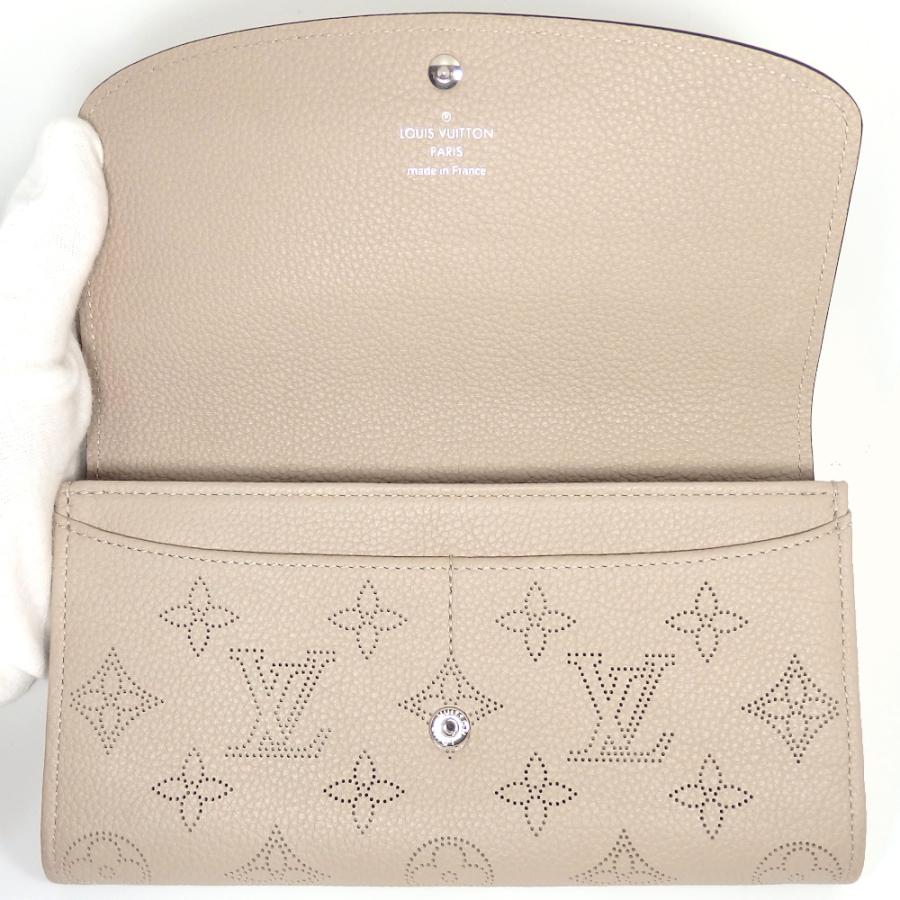 LOUIS VUITTON】ルイ・ヴィトン マヒナ ポルトフォイユ・イリス ガレ