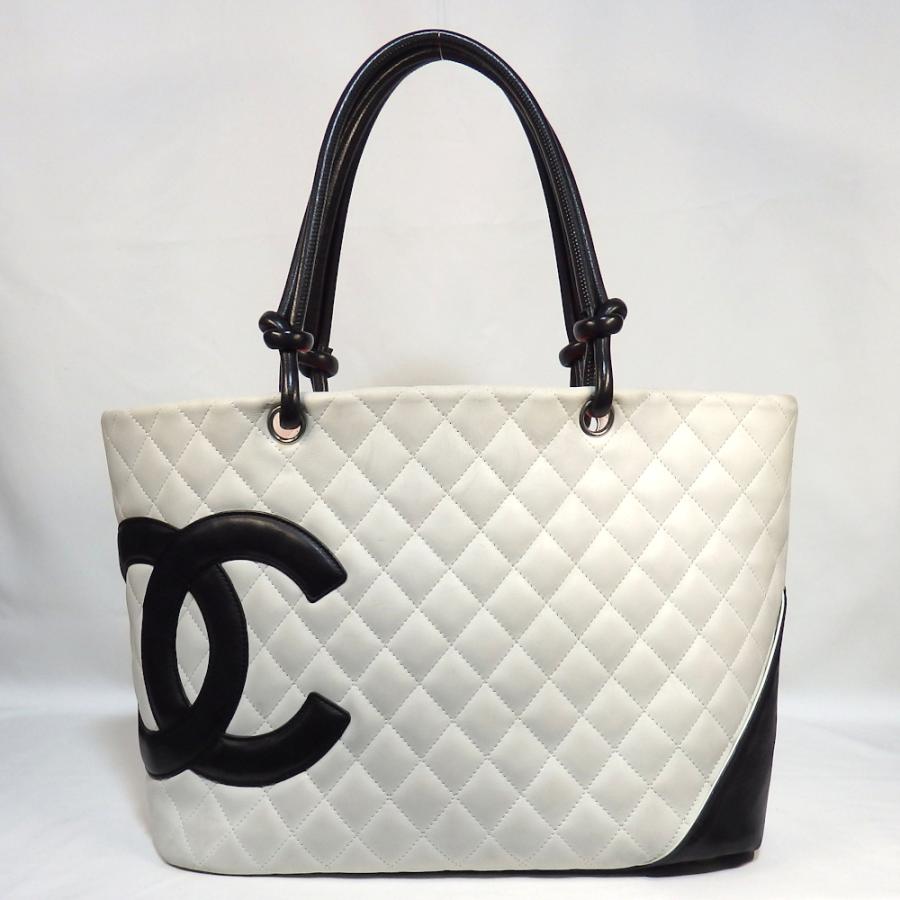 CAMBON 【CHANEL】シャネル カンボン ラージ トートバッグ ショルダー 