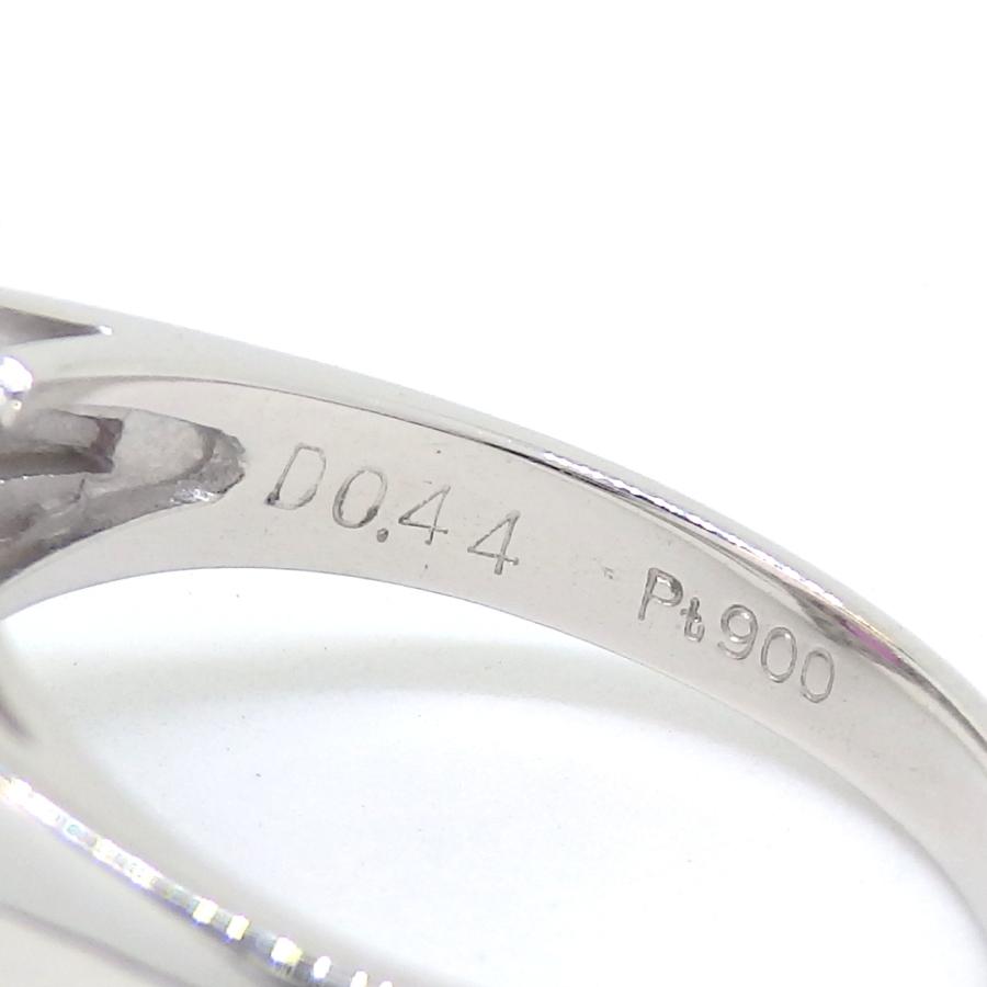 Pt900 プラチナ ルビー 0.95ct ダイヤモンド 0.44ct 指輪 中古 美品 