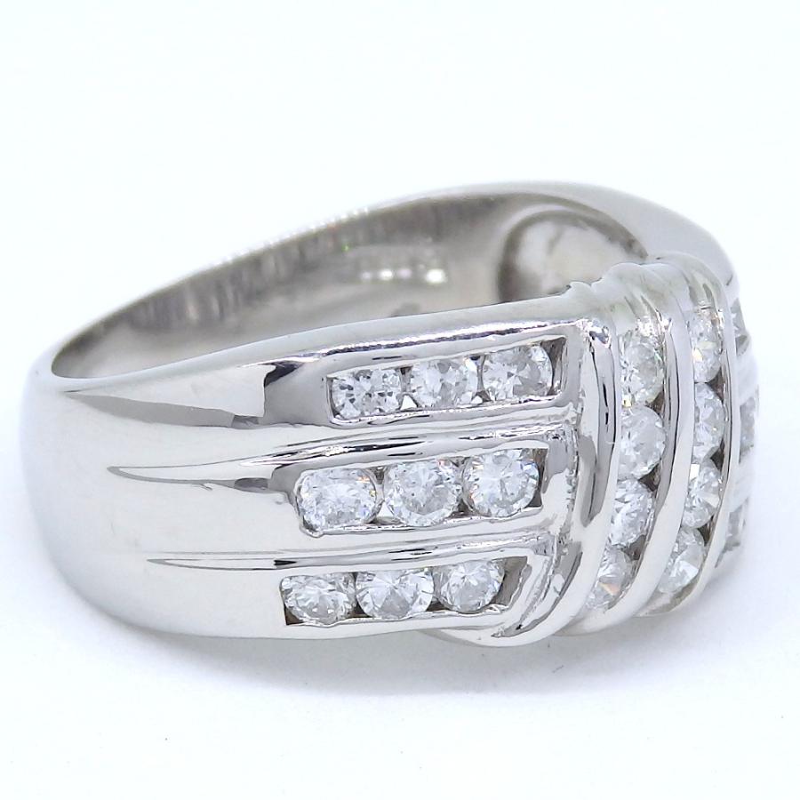 ご確認専用PT850ダイヤモンド指輪 Pt850 プラチナ ダイヤモンド 0.78ct 指輪 中古 美品 新品仕上済
