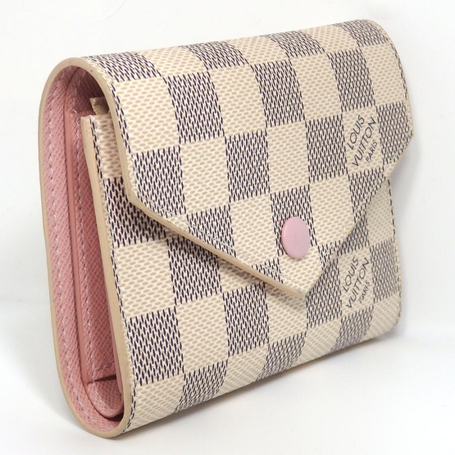 極美品✨ルイヴィトン ダミエ エベヌ ポルトフォイユ 極ヴィクトリーヌ 財布 ルイヴィトン ダミエ エベヌ ローズ ポルトフォイユ 極