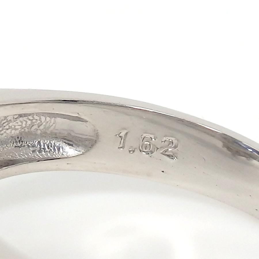 Pt900 プラチナ サファイア 1.62ct ダイヤモンド 0.51ct 指輪 鑑別書付 