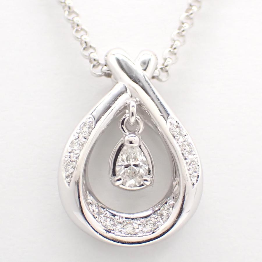 TASAKI タサキ ネックレス ダイヤ ダイヤモンド 0.50ct 3P Pt850