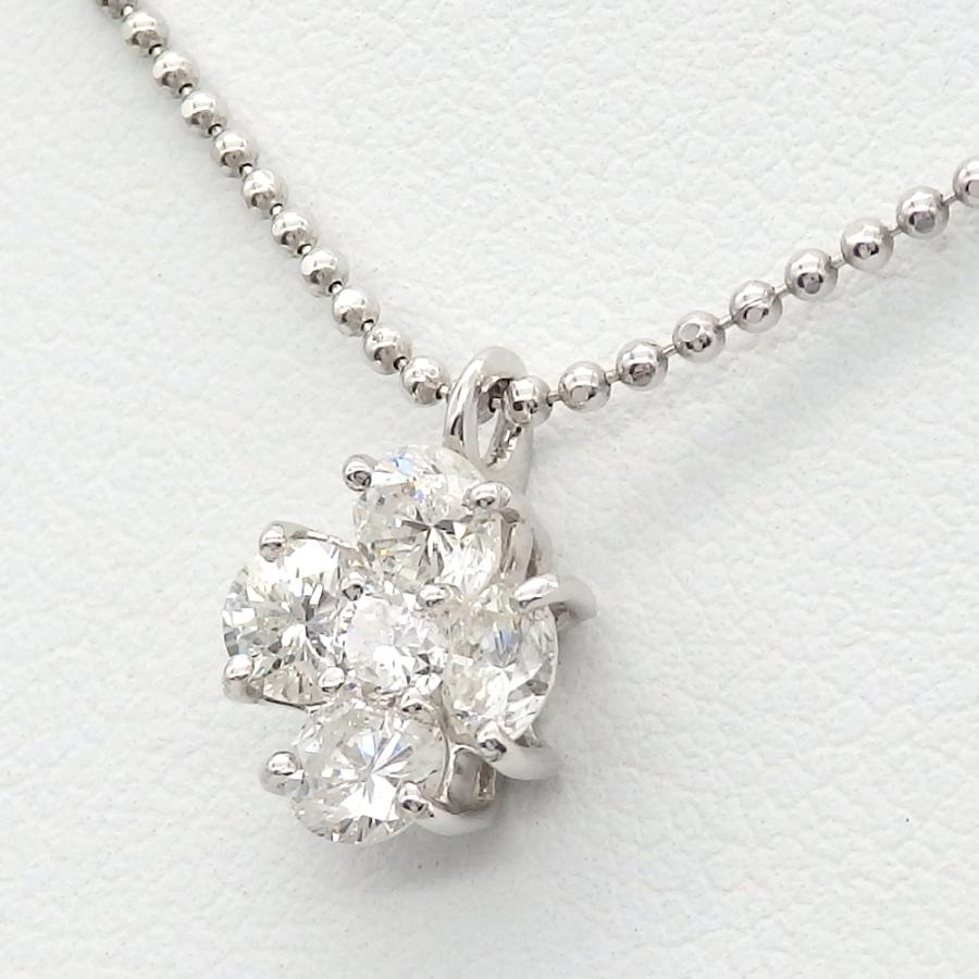 Pt900 プラチナ ダイヤモンド 1.00ct 1カラット ペンダント付 