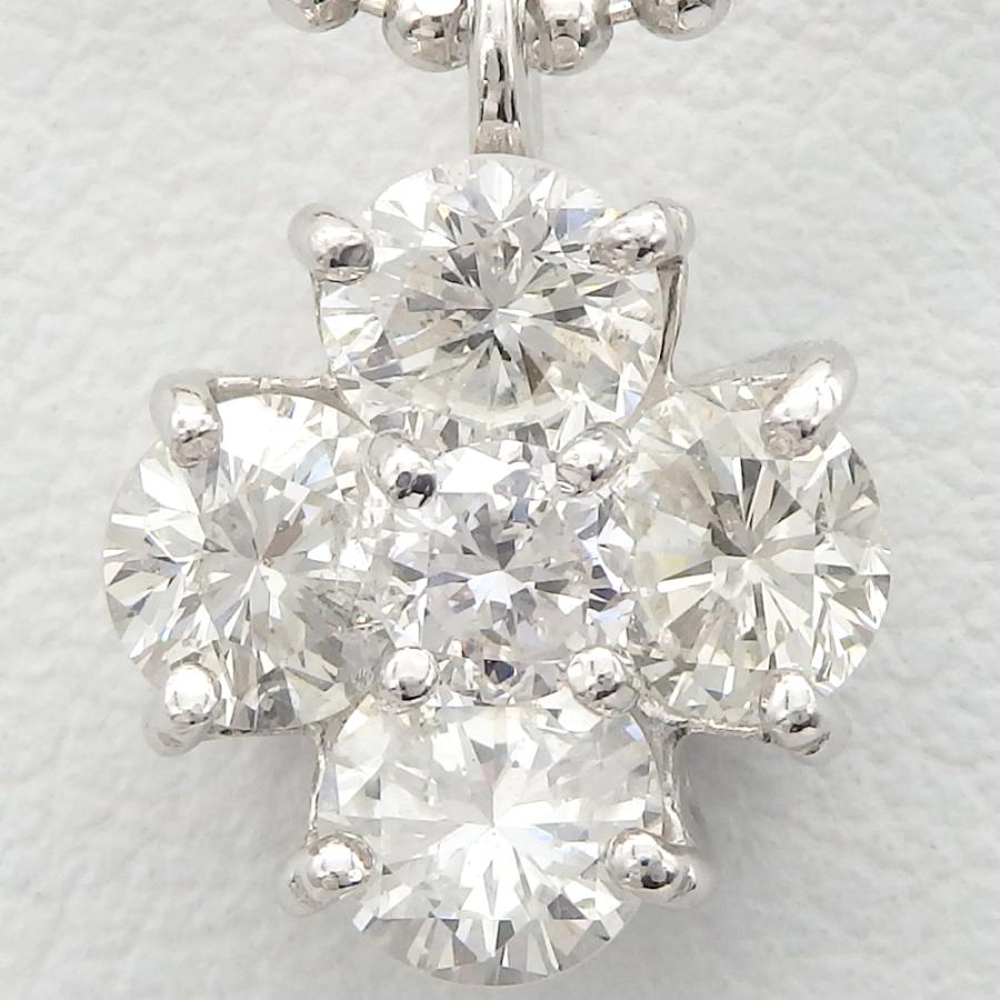 Pt900 プラチナ ダイヤモンド 1.00ct 1カラット ペンダント付 
