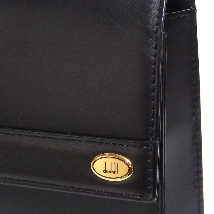 dunhill 【dunhill】ダンヒル セカンドバッグ 黒 レザー LD 9290 dunhill 【dunhill】ダンヒル セカンドバッグ 黒 レザー LD 9290