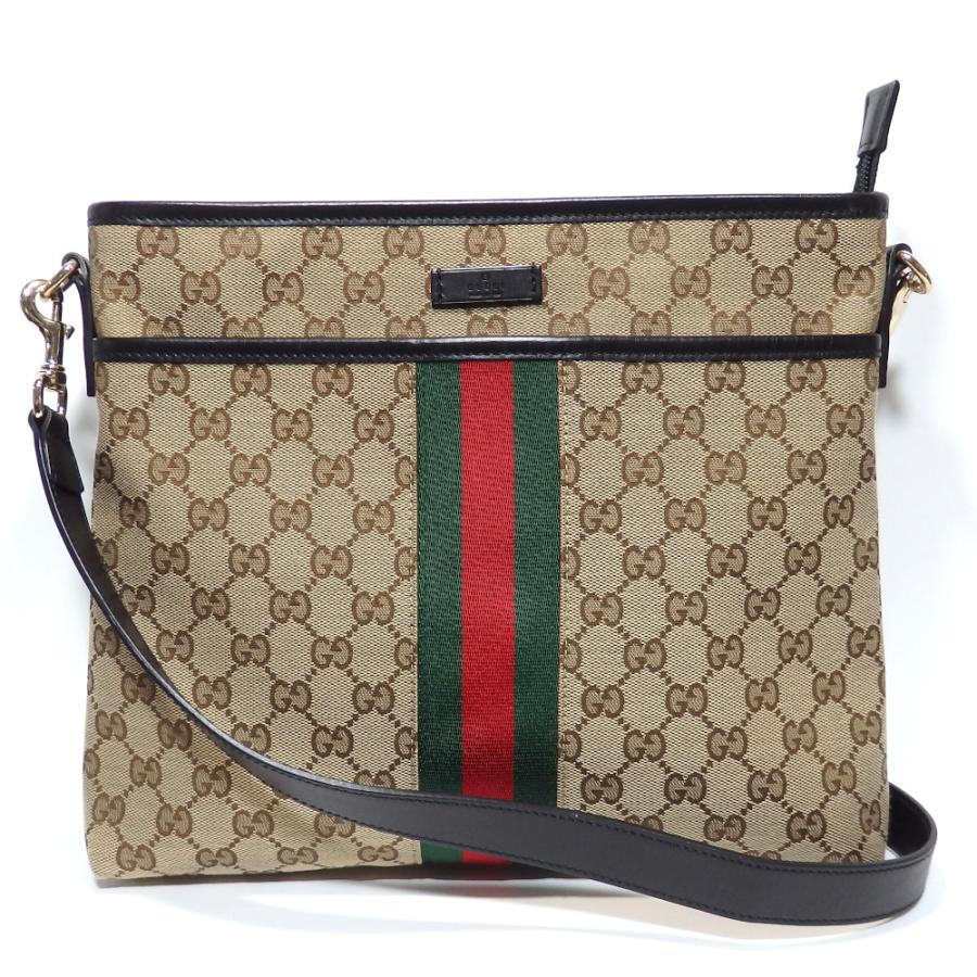 【GUCCI】 グッチ GGキャンバス シェリーライン ショルダーバッグ 388926 ブラウン ブラック　レディース　メンズ　中古　美品　質屋 :  r52e50207-9 : 質タカラYahoo!ショップ - 通販 - Yahoo!ショッピング