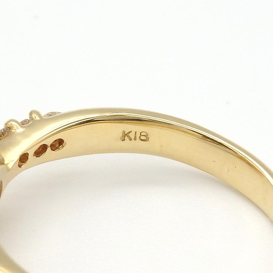 真珠とダイヤモンドのリング(18金) 指輪 K18 ダイヤモンド 真珠