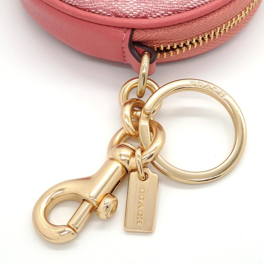 【COACH】コーチ  キーホルダー  小物入れ   バッグチャーム   C8238 　コインケース 　ピンク　財布  　中古　美品　質屋｜7takara｜07