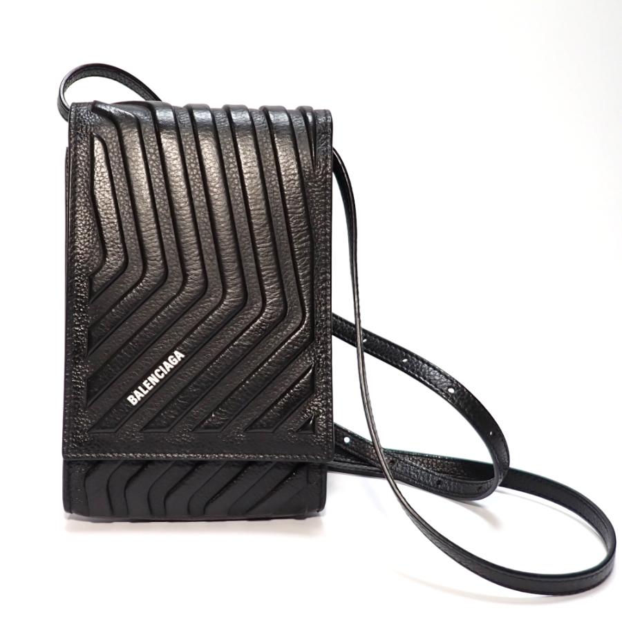 BALENCIAGA 【BALENCIAGA】バレンシアガ カーフォンホルダー レザー  