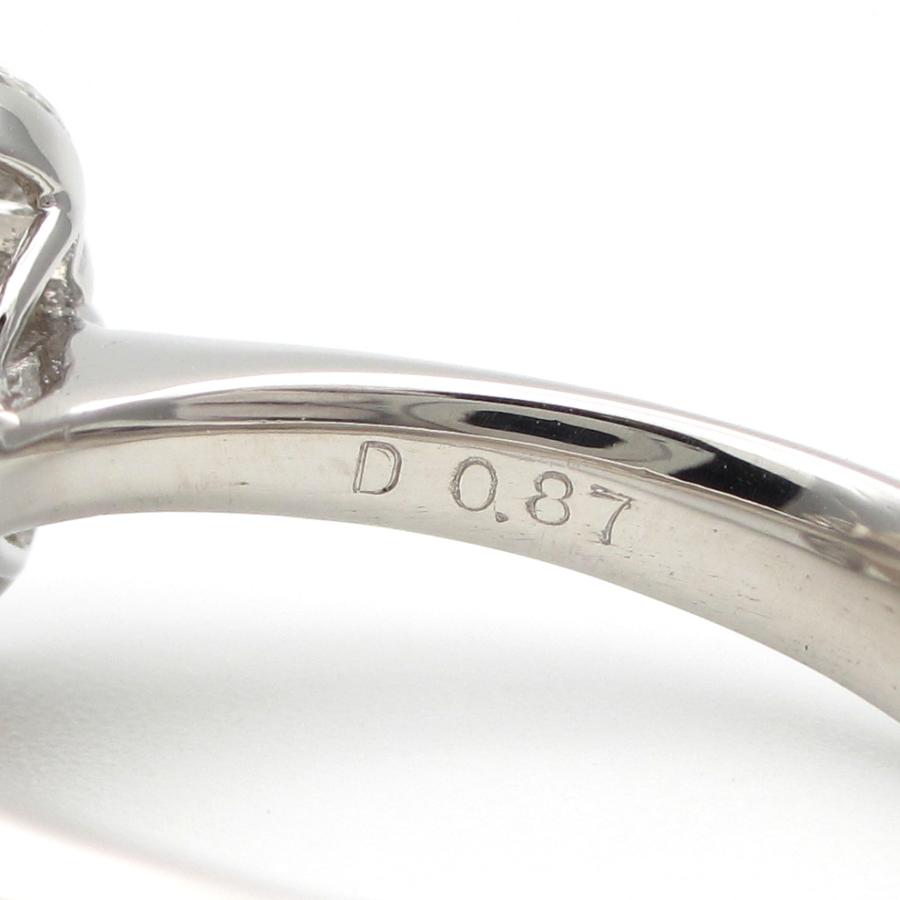 Pt900 プラチナ 真珠 13.2mm ダイヤモンド 0.87ct 指輪 大粒パール 