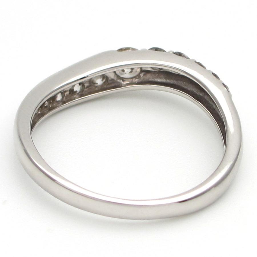 Pt900 プラチナ ダイヤモンド 0.50ct 指輪 中古 美品 新品仕上げ