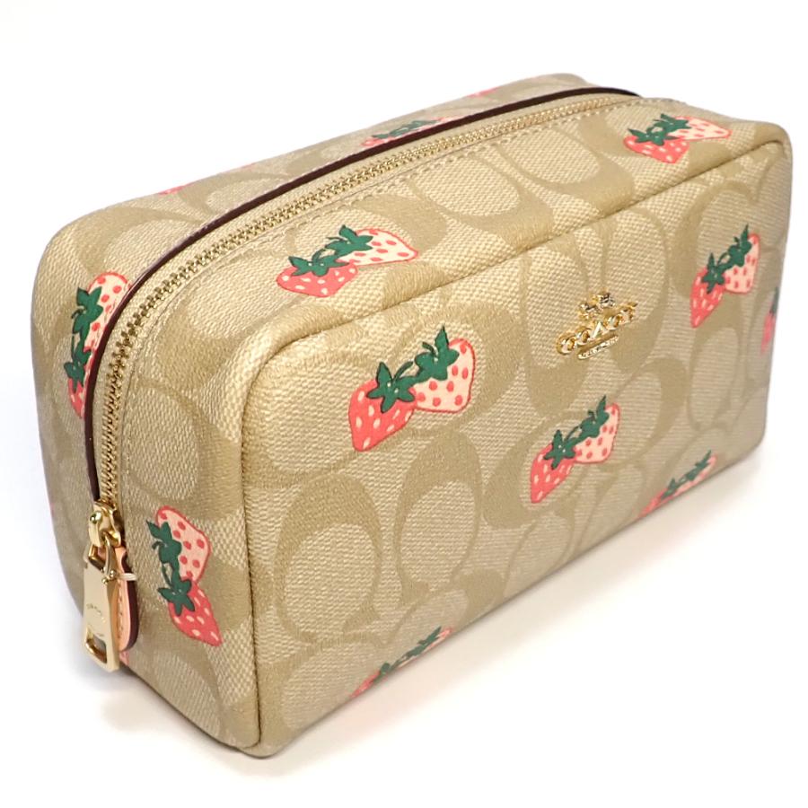 COACH 【COACH】コーチ スモールボクシー コスメティックケース COACH 【COACH】コーチ スモールボクシー コスメティックケース