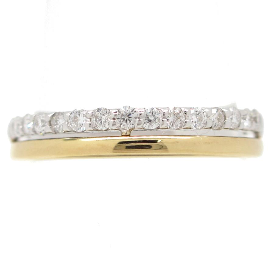 K18 ゴールド K18WG ホワイトゴールド ダイヤモンド 0.20ct 指輪 中古  