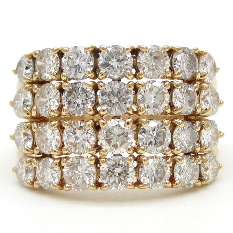 K18 ゴールド イエローゴールド ダイヤモンド 2.00ct 指輪 2カラット  