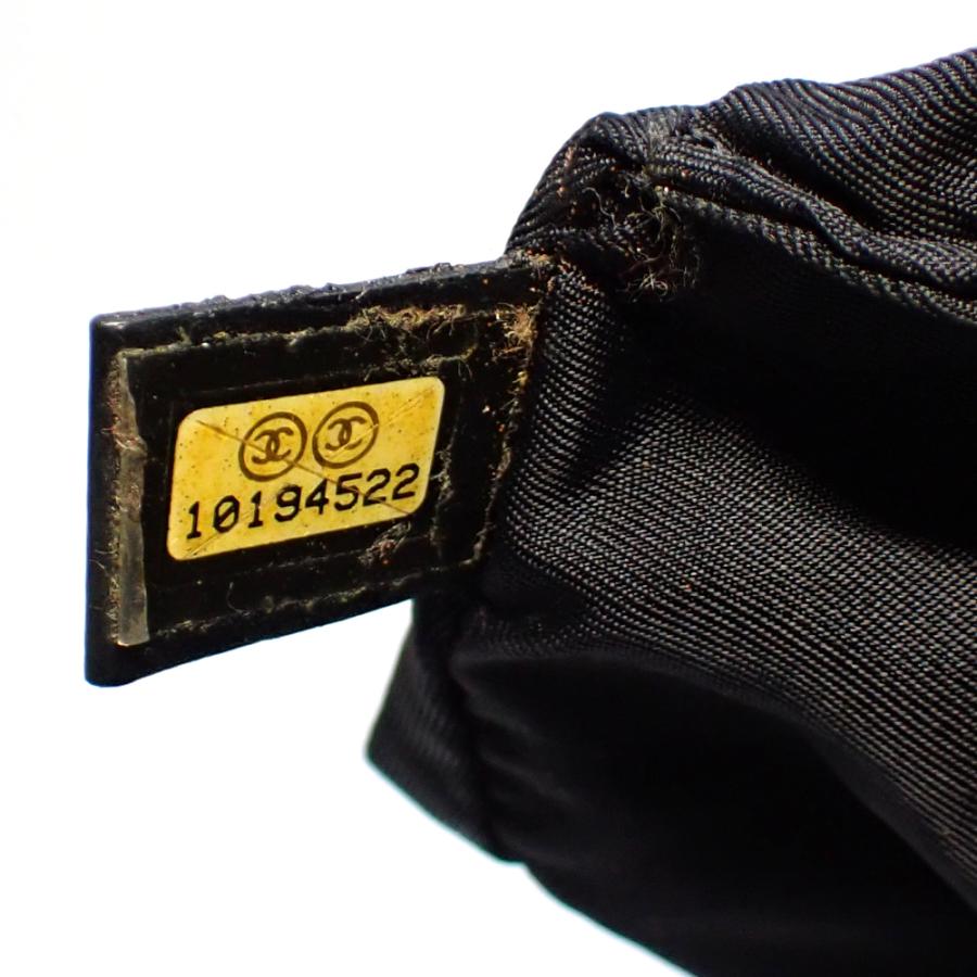【CHANEL】 シャネル　ニュートラベルライン　トートMM　トートバッグ　A15991　ナイロン×レザー　10番台　ブラック　バッグ　中古　質屋の画像
