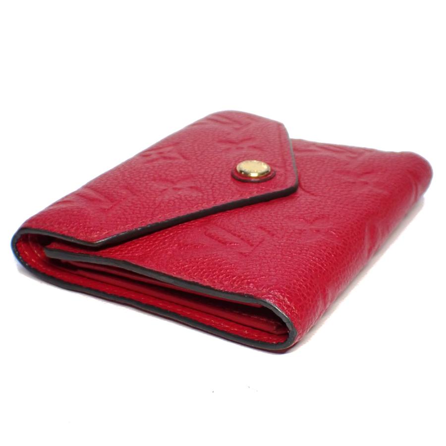 LOUIS VUITTON 三つ折り財布 モノグラム　赤 LOUIS VUITTON（ルイ・ヴィトン） 【LOUIS VUITTON】ルイ・ヴィトン